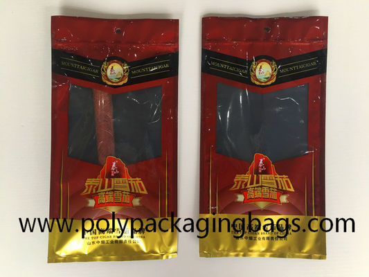 Gravure Printing Resealable Tobacco Pouch With Humidifying System