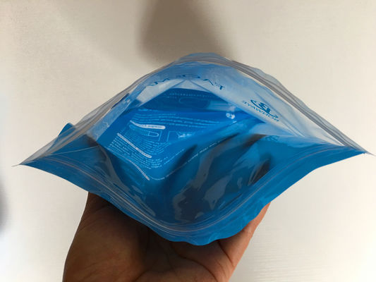 Moisture Proof CMYK OPP PET PE Laminated Mask Packaging Bag Reselable Ziplock Bag For Mask