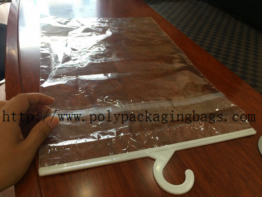 High Transparent 0.04mm BOPP Coat Bag Hanger