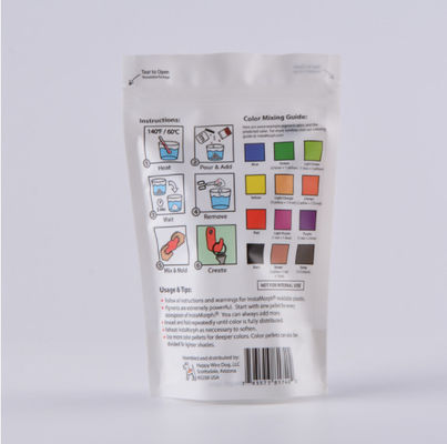 Matte Gravure Printing VMPET Composite Standing Ziplock Pouch