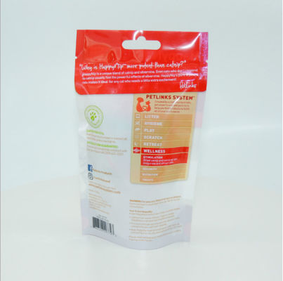 Ziplock 200 Micron PET AL PE Resealable Cat Food Bag