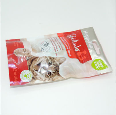 Ziplock 200 Micron PET AL PE Resealable Cat Food Bag