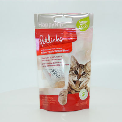 Ziplock 200 Micron PET AL PE Resealable Cat Food Bag