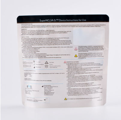 92 Micron Resealable Foil Ziplock Bags For Anti Epidemic Materials