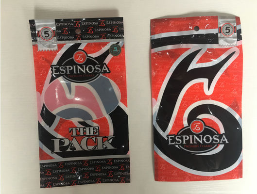 Ziplock Cigar packaging Bags Without Moisturizing Sponge