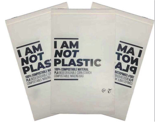 Eco Friendly Biodegradable Ziplock Cornstarch Packaging Bags Custom Printed Zipper Bags