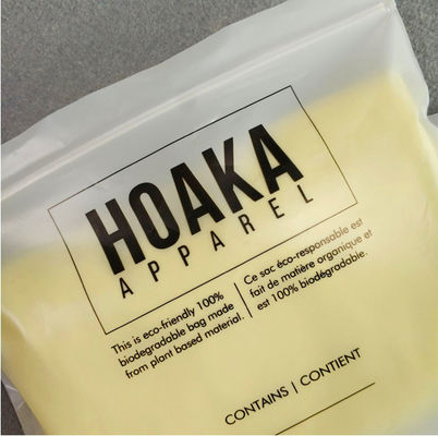 Gravure Printing Sustainable Corn Starch Based Biodegradable Packaging Bags