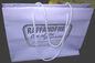 White Small Plastic Handle Bag HDPE Cosmetic Shopping Bag Custom Made