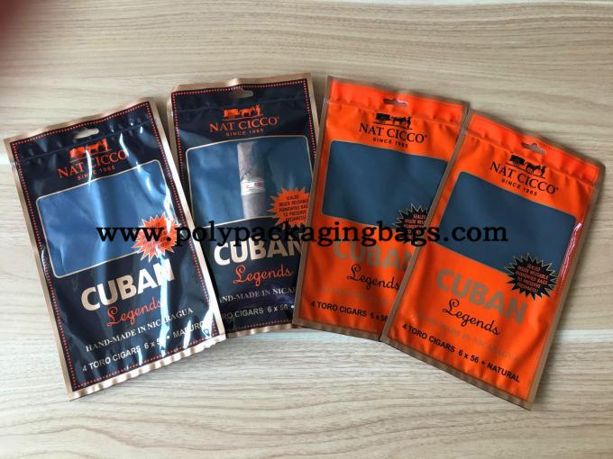 Laminated W140 X L240mm Waterproof Cigar Humidor Pouches Cigar
