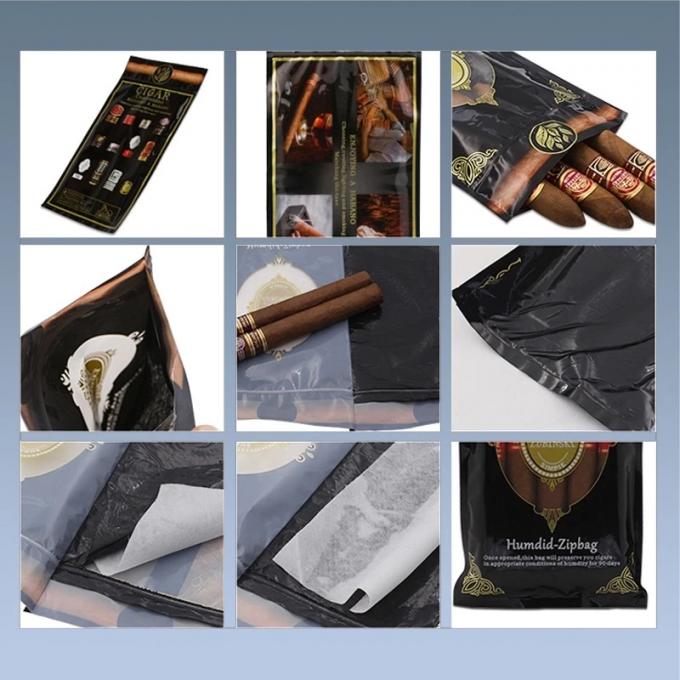 Custom Tobacco Accessories Cigar Humidor Plastic Bag Cigar Humidity Bag