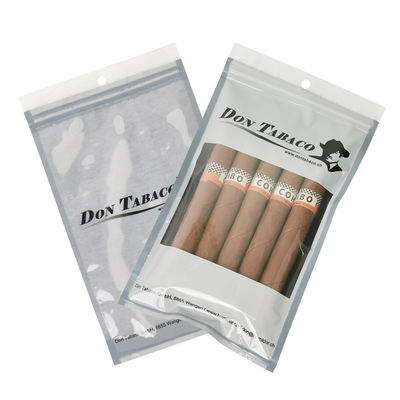 Customized Reusable Durable Cigar Moisture Bag with Zipper New Age Packaging & Printing Product for Cigars