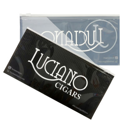 Packing Manufacturer Zipper Packaging Pouch Cigar Ziplock Bags in Box Cigar plastic bag