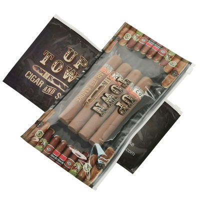 Professional Manufacturers of Cigar Humidor Bags with Gravure Printing and Moisturizing Pouches for 90 Days Preservation
