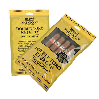 Custom Tobacco Packaging Humidifier plastic bag humidifier cigar bag with hygrometer and Divider