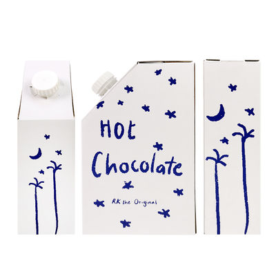 1L 3L 5L Kraft Paper Coffee Box BIB Bag in Coffee Box Disposable Coffee Bag in Box With Valve Liquid Dispenser