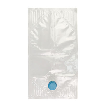 Beverage 10L BIB Bag in Box Nylon Liquid Bag Juice Dispenser With Tall Screw Ring Valve Aseptic Bag For Packaging