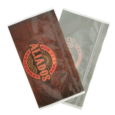 Volume 5 Cigars Cigar Packaging Bag Food Grade TPU And PE Durable Resealable Moisture Proof Pouch Suitable For Cigars Storage