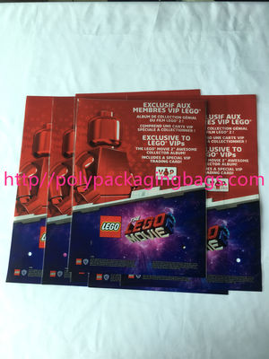 Plastic Transparent Packaging Self - Adhesive Bag Custom Printed SGS Reach Rohs