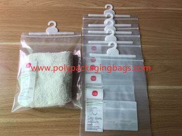 Best-selling wholesale resealable plastic bag with hanger / self-sealing plastic bag with hook