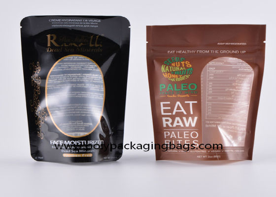 HDPE LDPE Laminated Aluminum Foil Packaging Bags With Window