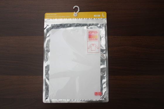 Laminated Foil Ziplock Bags Resealable Foil Pouches for Thermal Underwear